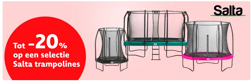 Spring erop los met Dreamland 20% op trampolines